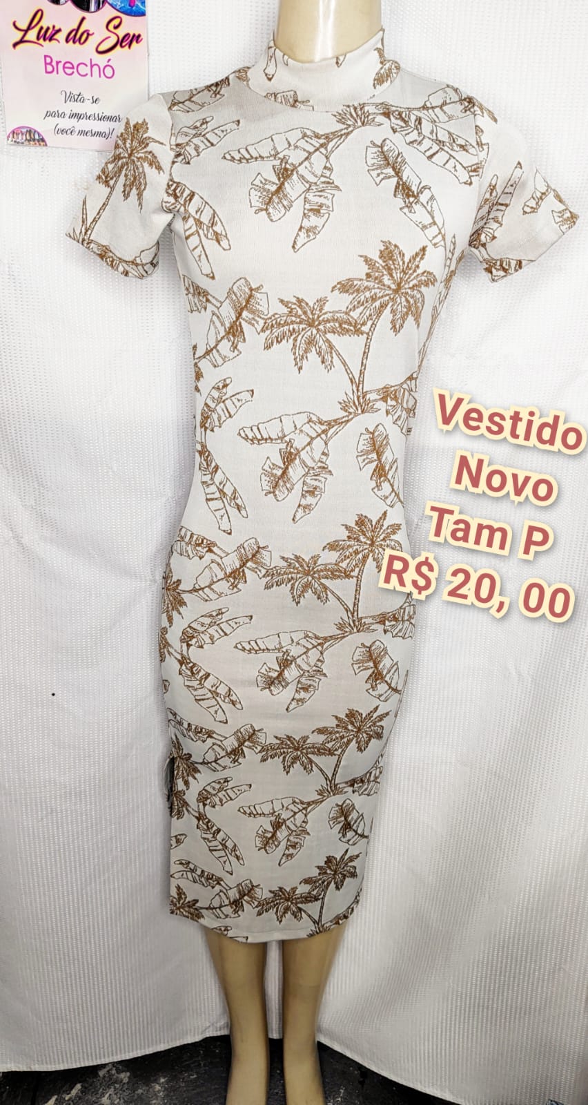 Vestido Estiloso Lindo Demais 😍 Tam P