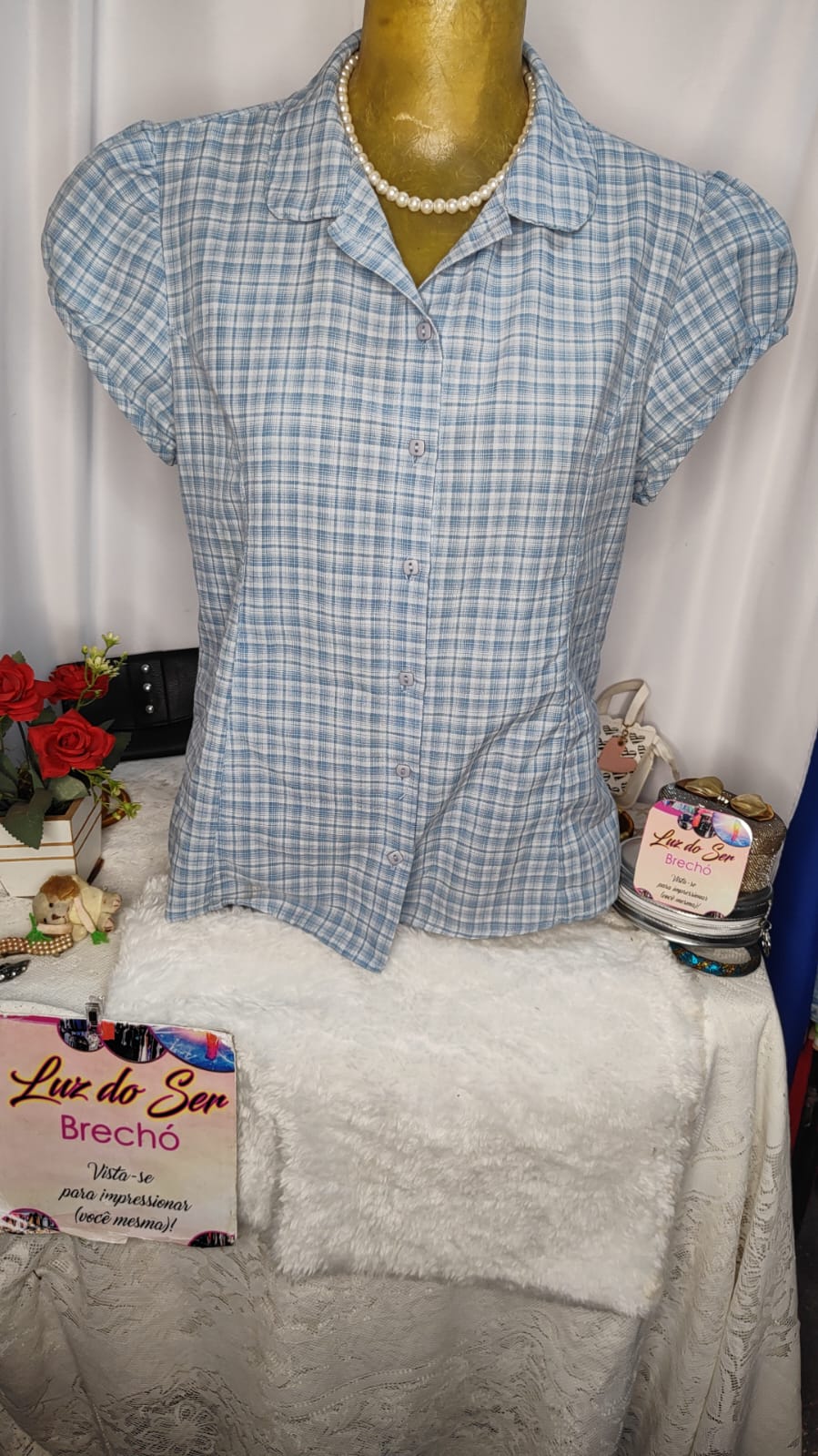 Camisa Xadrez  Tam M