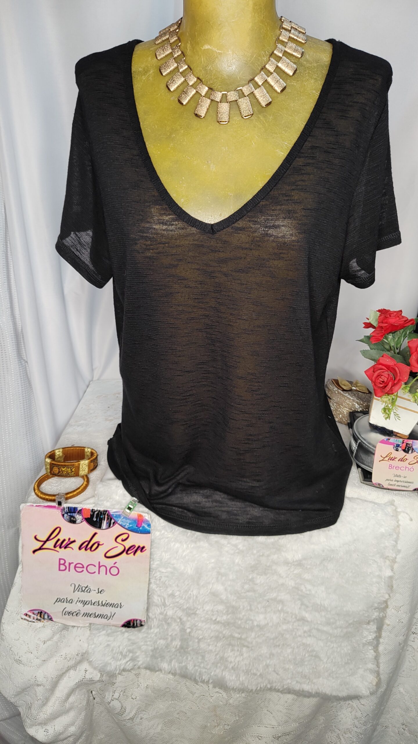 Blusa Nova com Etiqueta 🏷️ Tam M