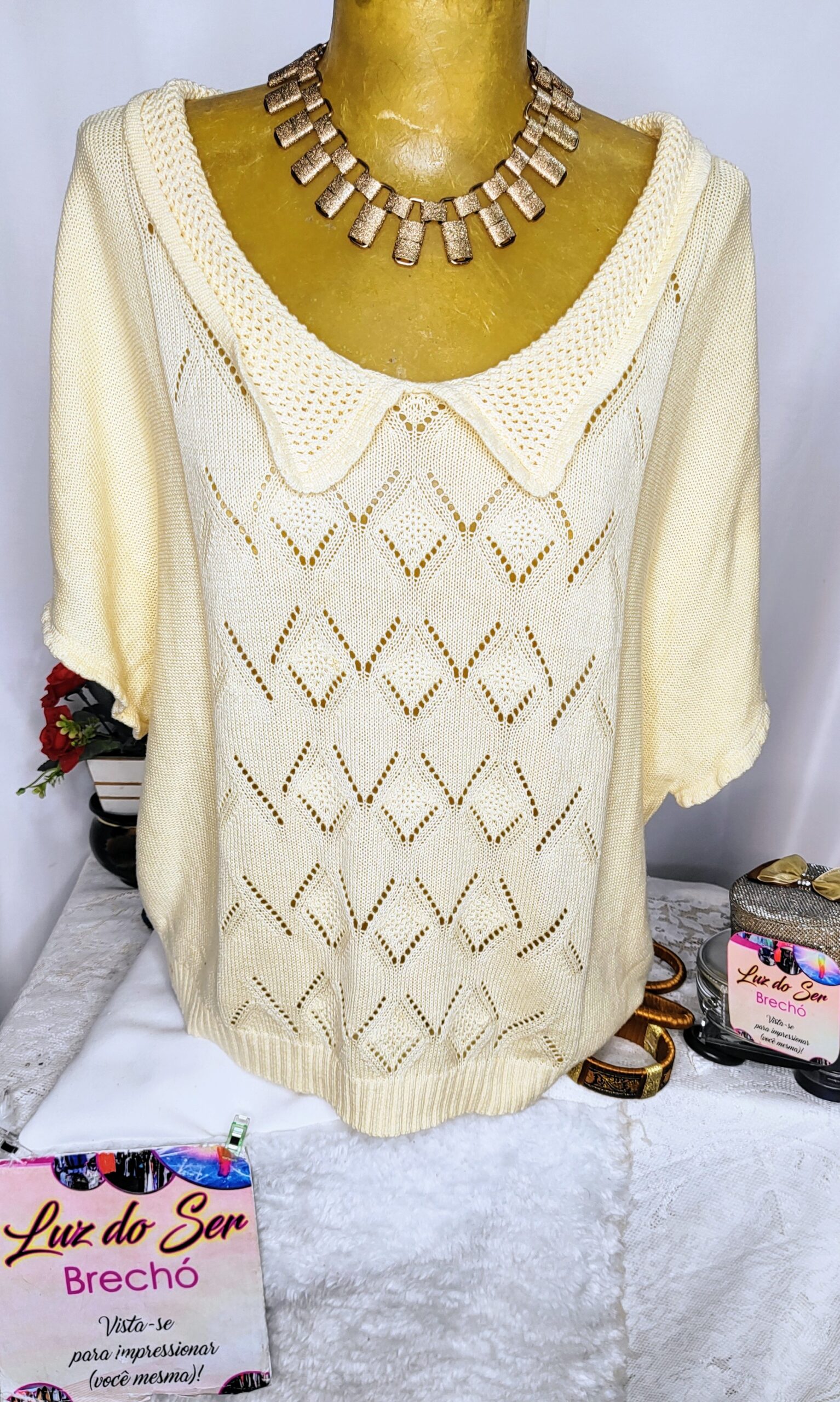 Blusa de Tricô 🧶 Nova. Tam G