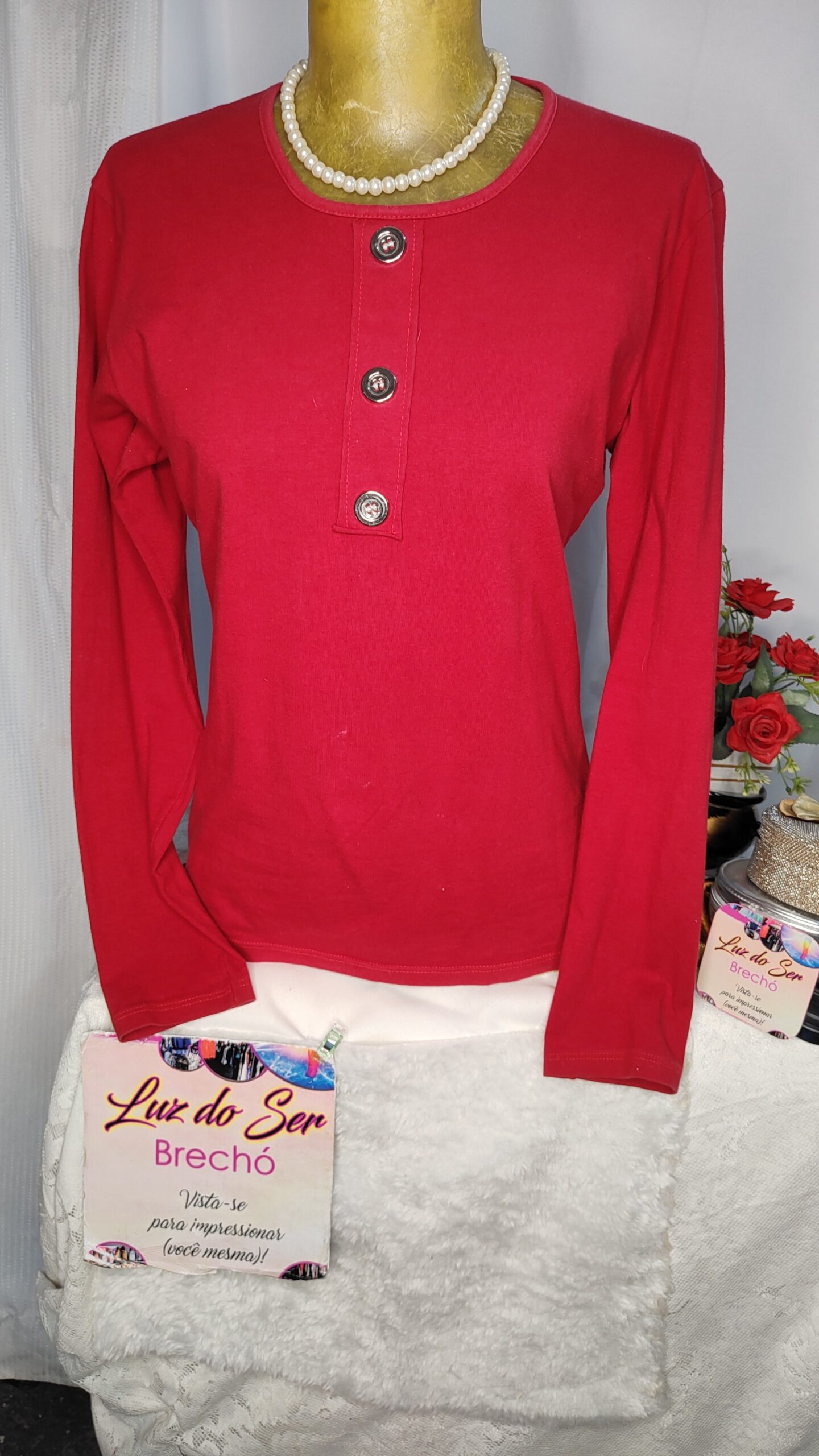 Blusa de Tecido Malha Tam P