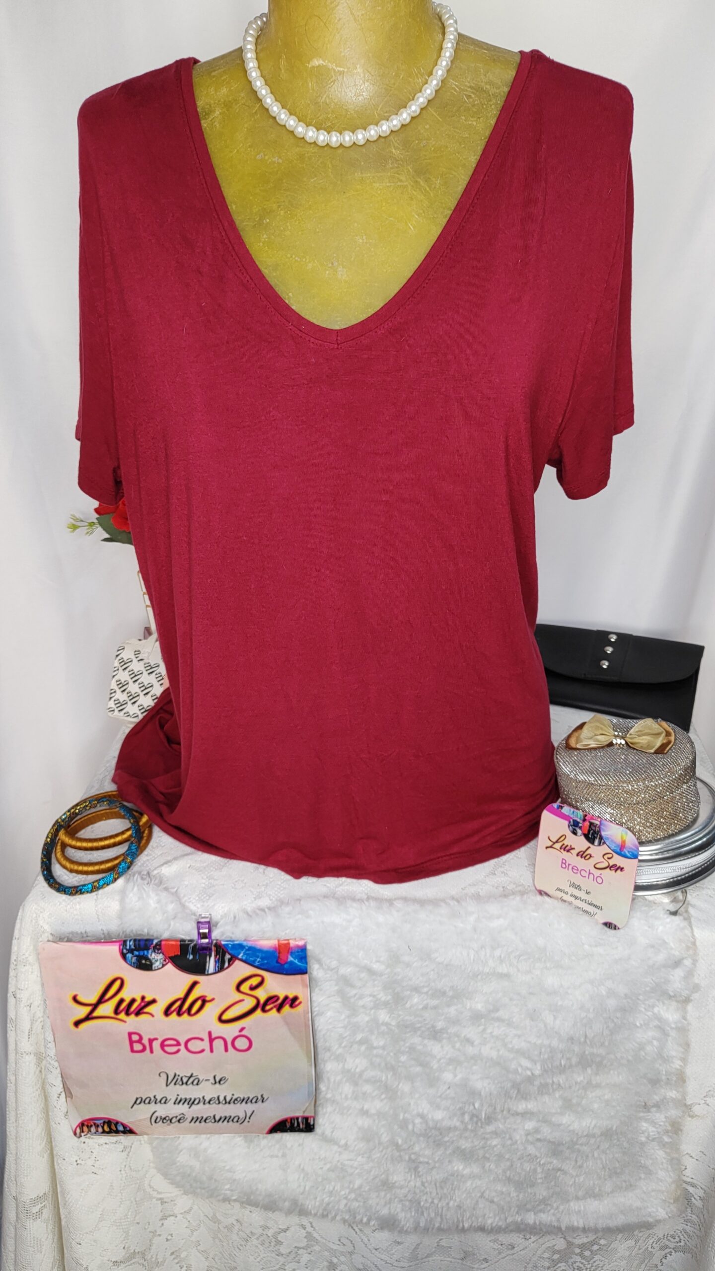 Blusa Feminina. De Tecido Malha. Tam GG