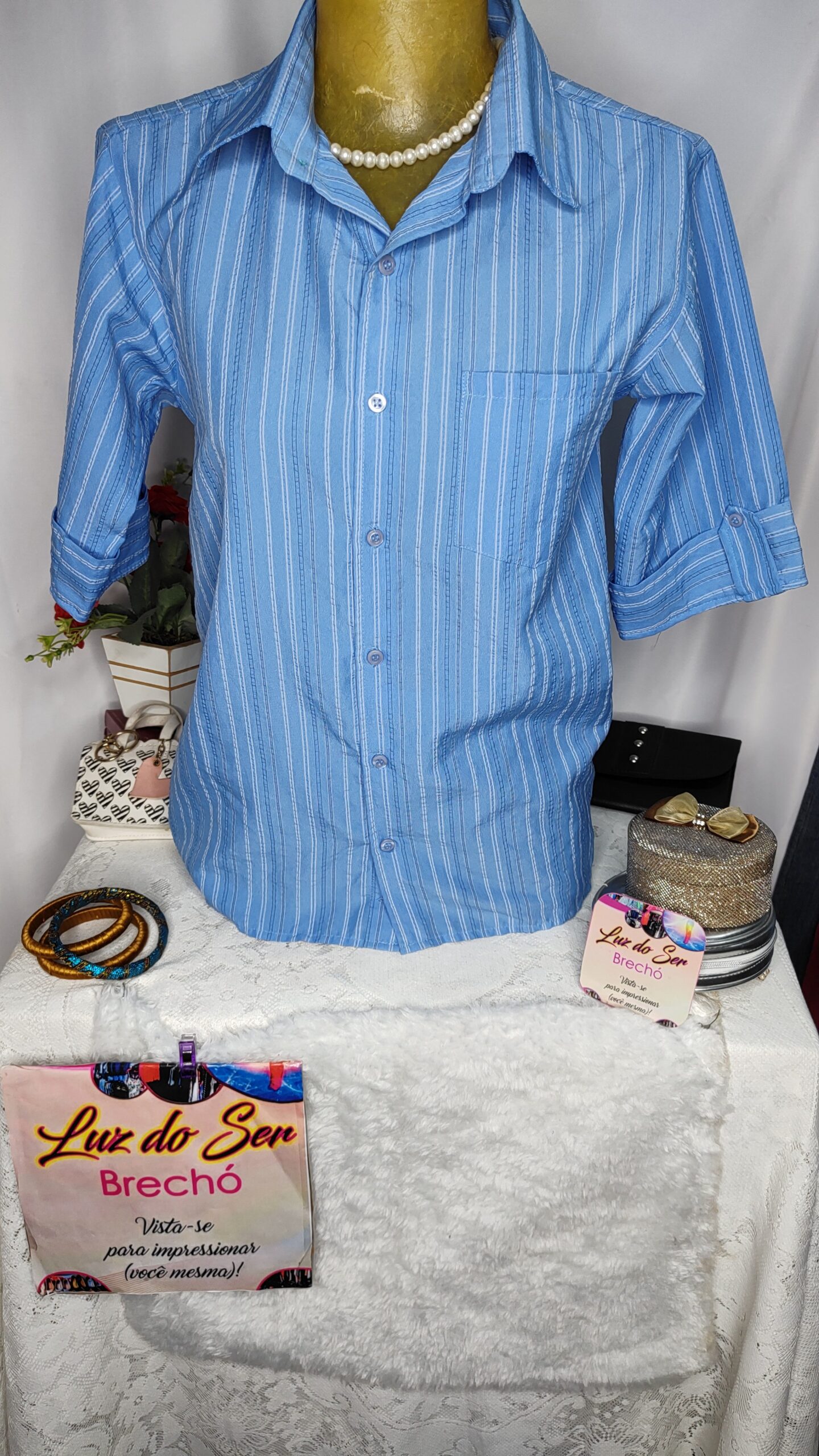 Camisa Social Feminina. Tam M