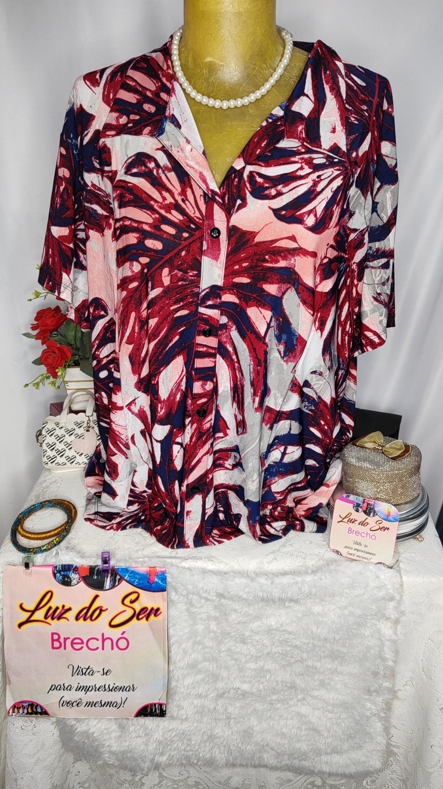Blusa Feminina. De Tecido Malha Fria. Tam G