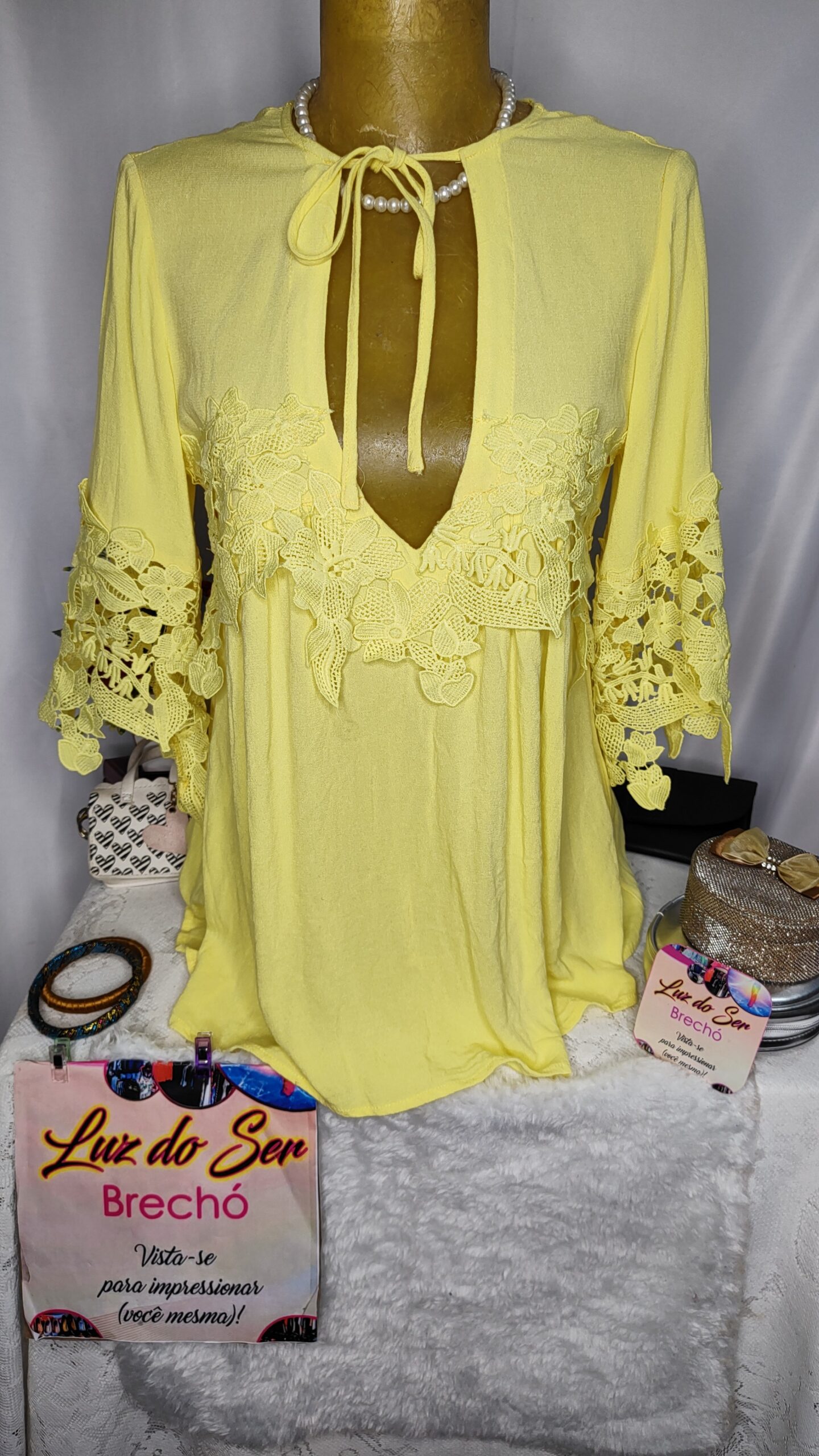 Blusa Feminina de Tecido Indiano. Tam P
