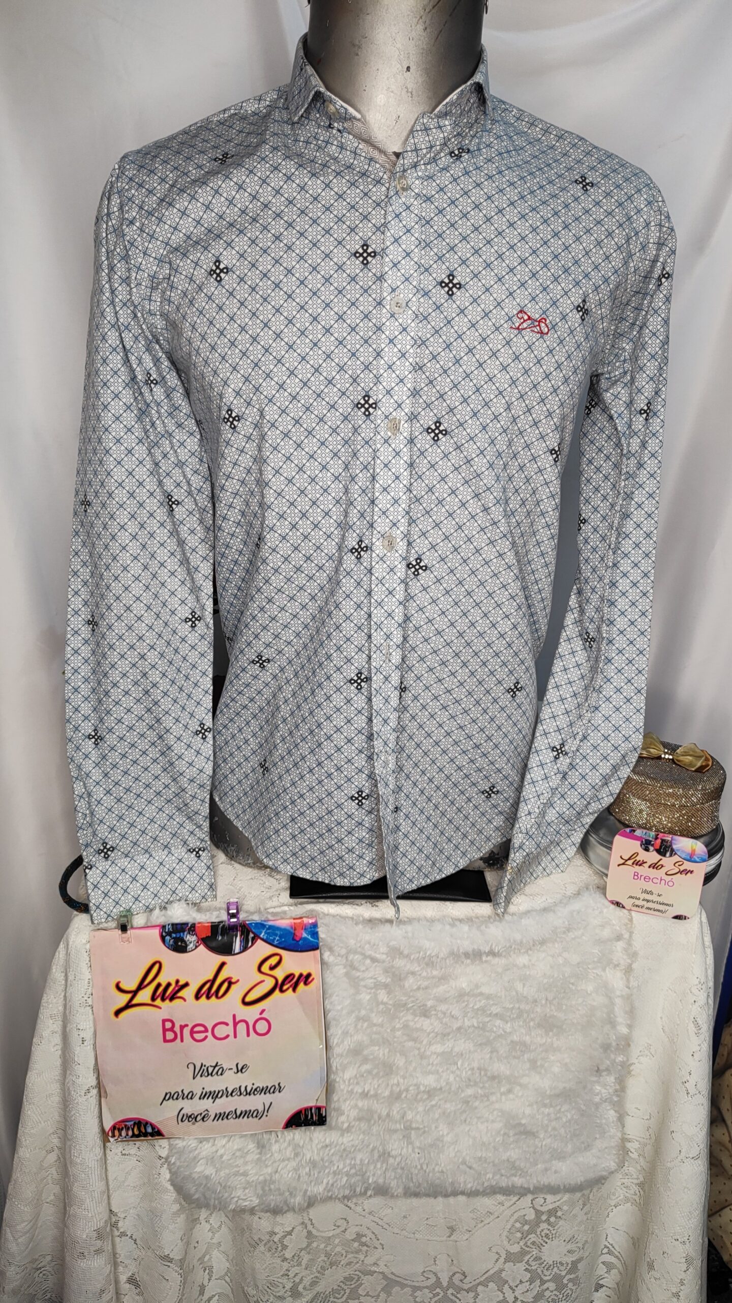 Camisa Social Masculino. Tam M