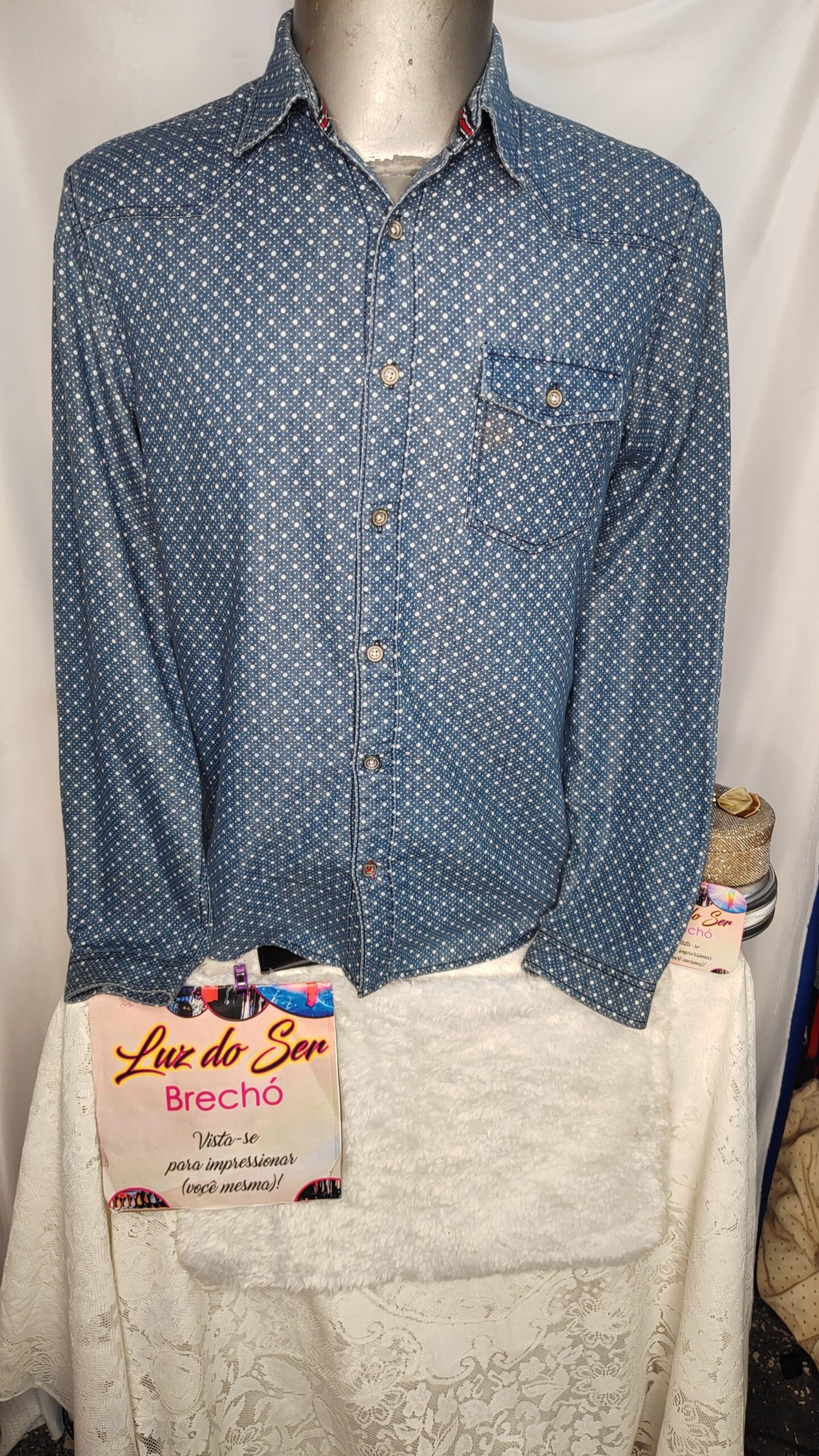Camisa Social Masculino. Tam M