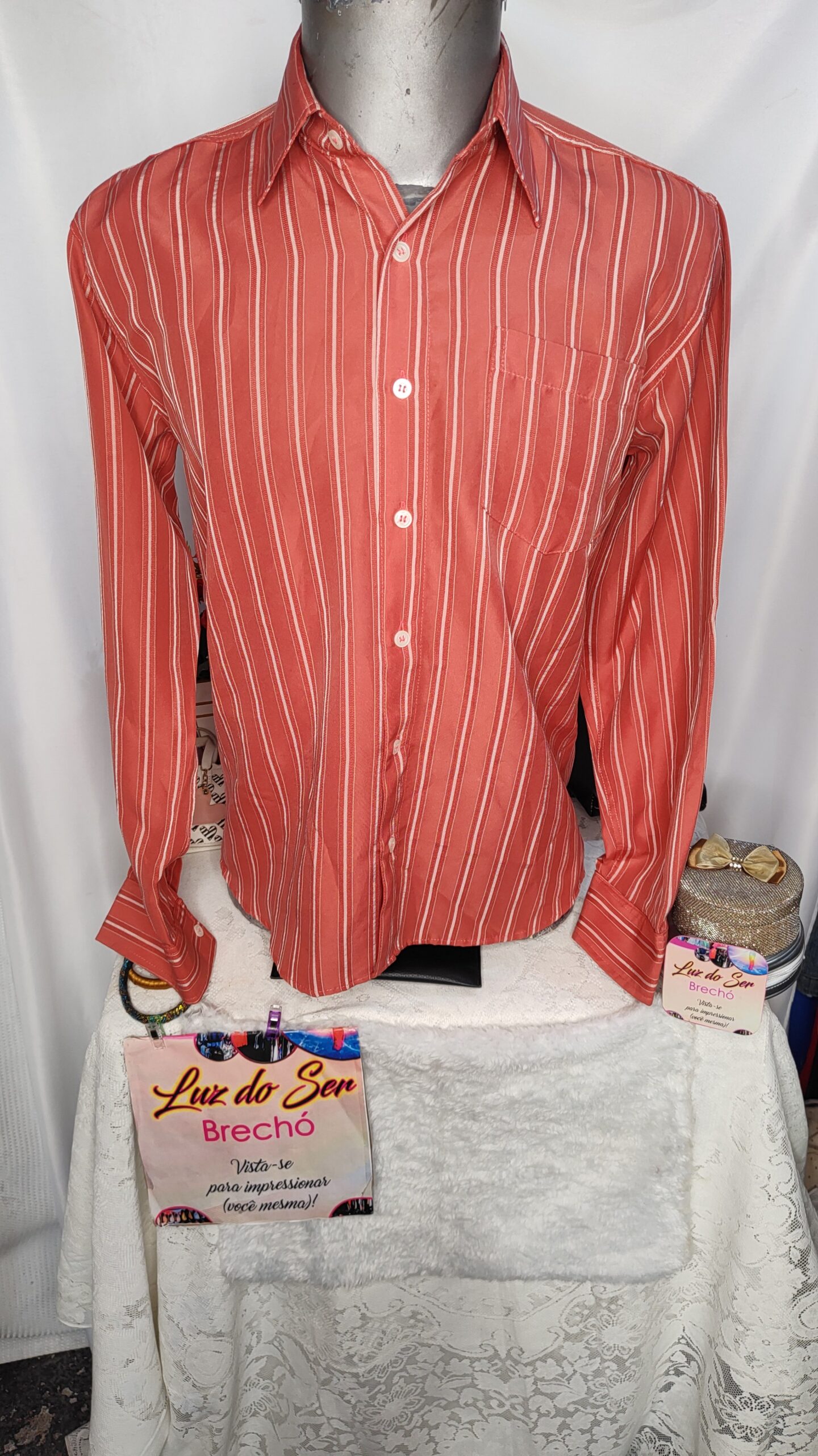 Camisa Social Masculino. Manga Longa. N. 4