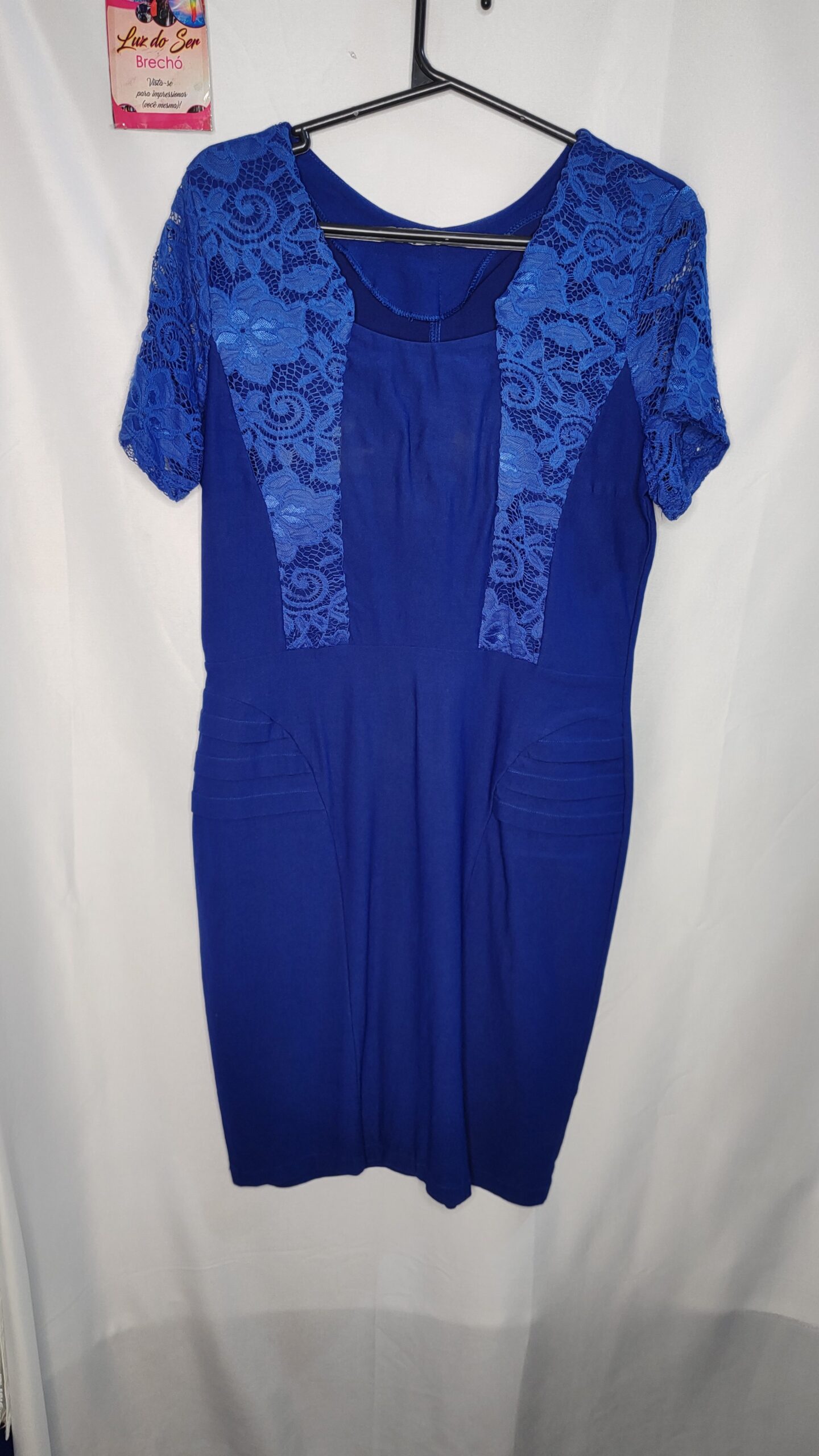 Vestido de Tecido que Estica. Tam GG