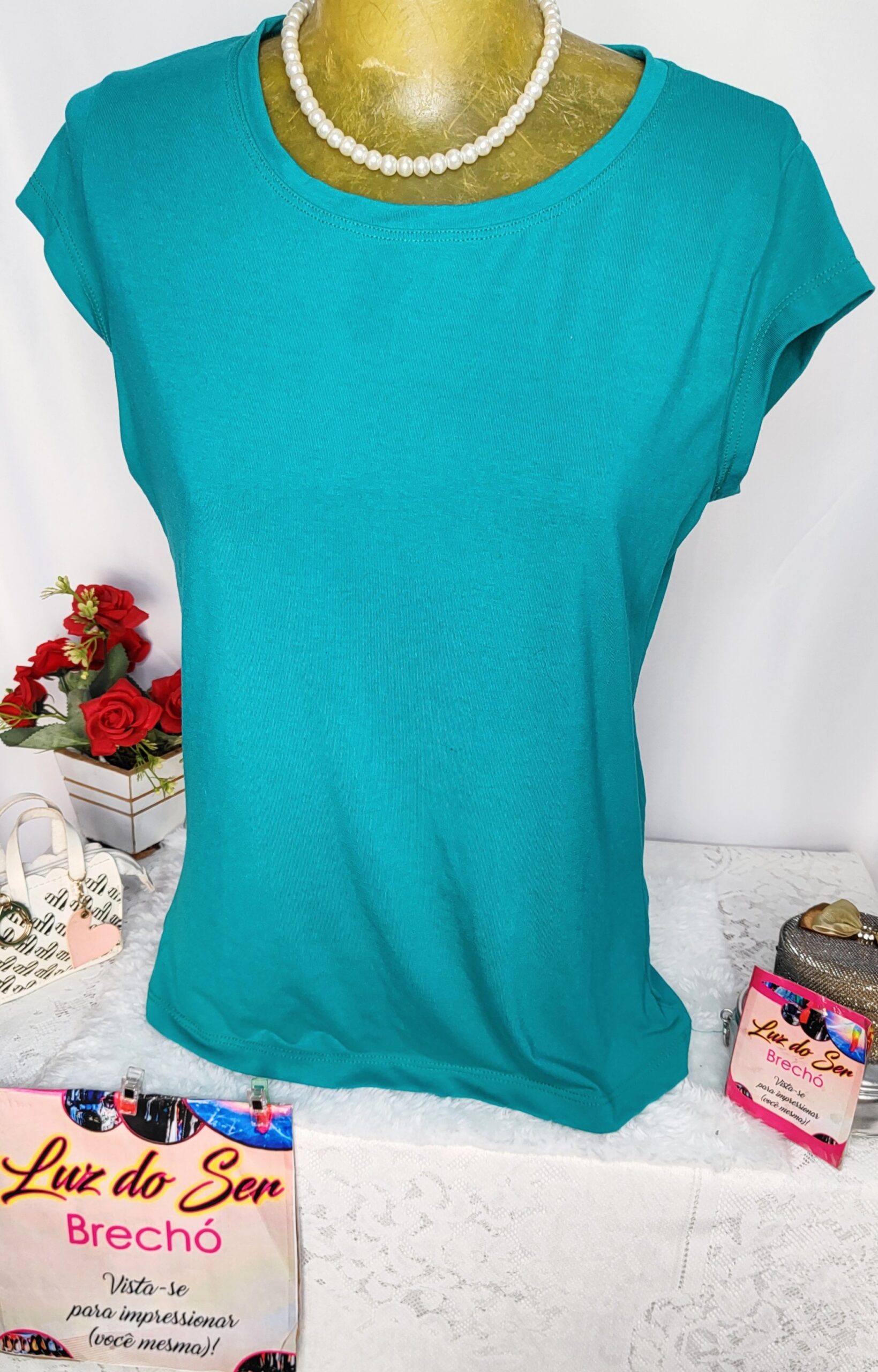 Blusa Feminina. Tecido Malha. Tam P/M