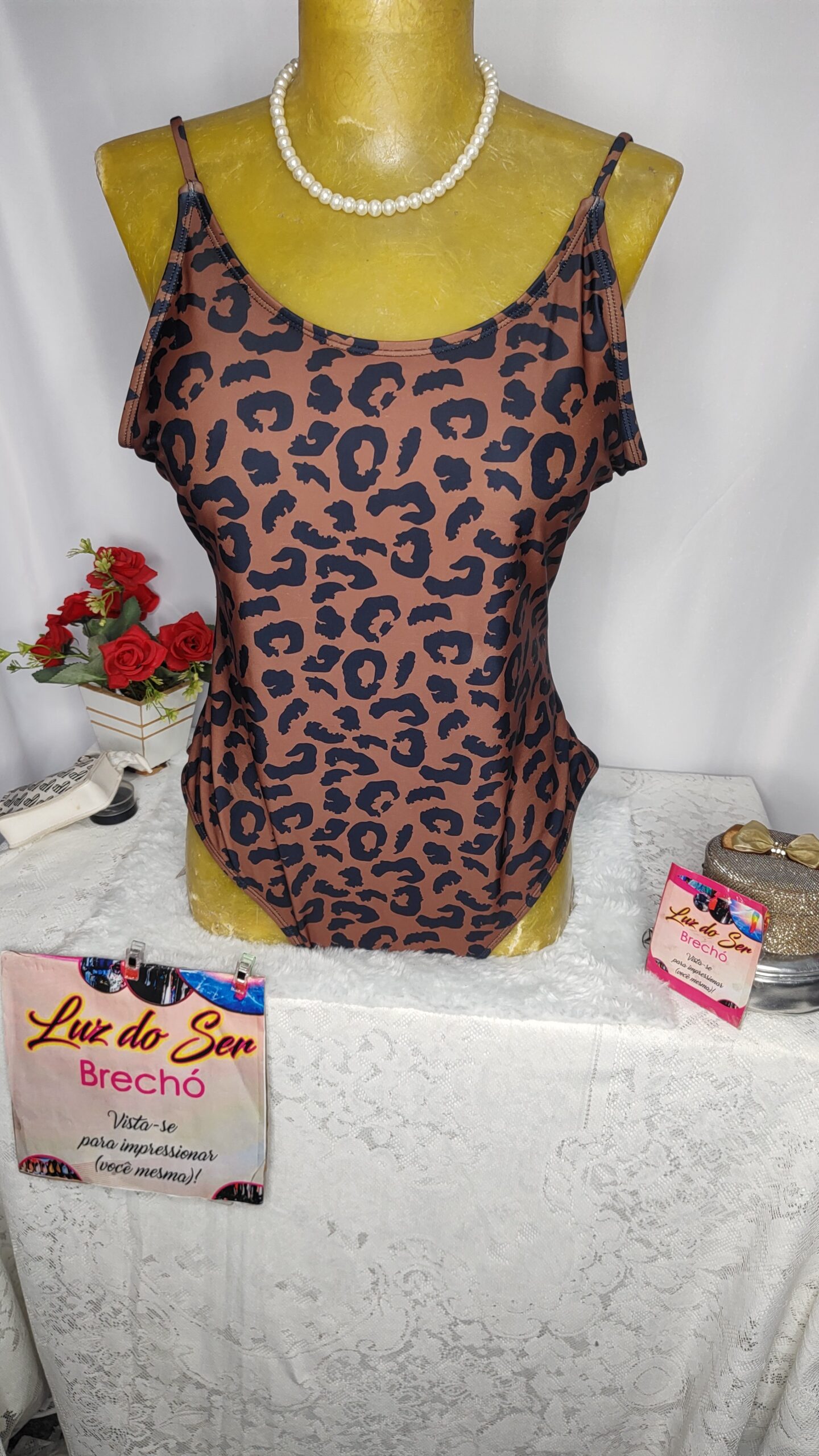 Body com Bojo. Tecido Lycra. Novo. Tam G