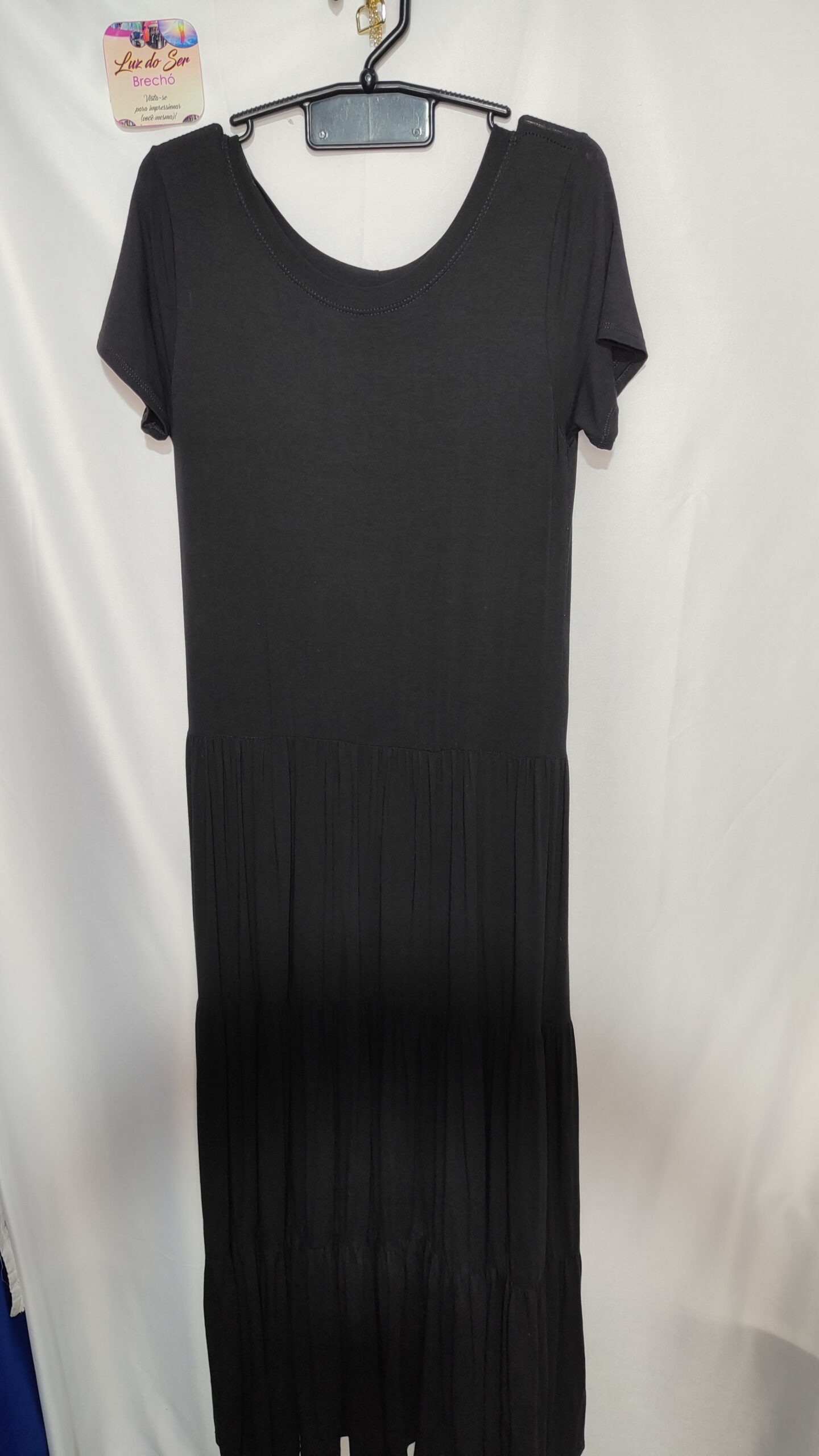 Vestido. Longo. Tecido Malha. Tam G